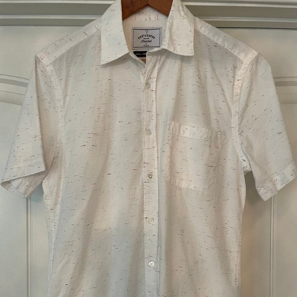 Portuguese Flannel Other - Portuguese Flannel White Nep Short Sleeve